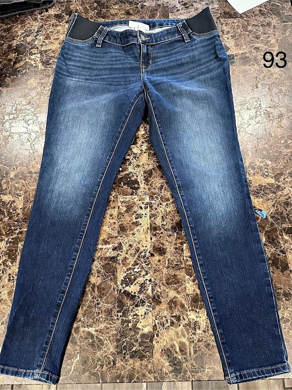 Isabel  Maternity Skinny Jeans in Blue
